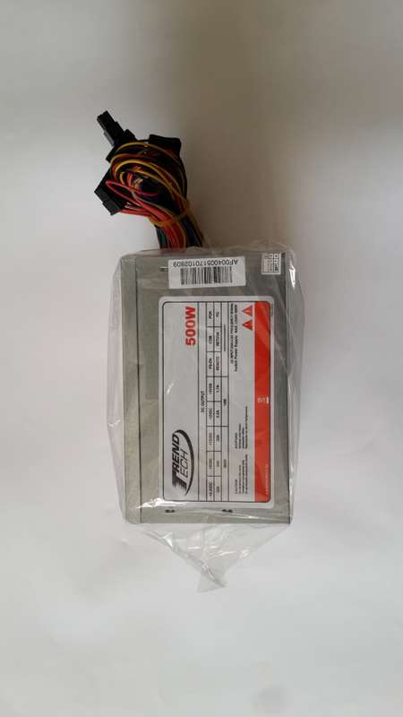 500W POWER SUPPLY PLUS SATA TO 6 PIN GPU CONNECTOR - BRAND NEW